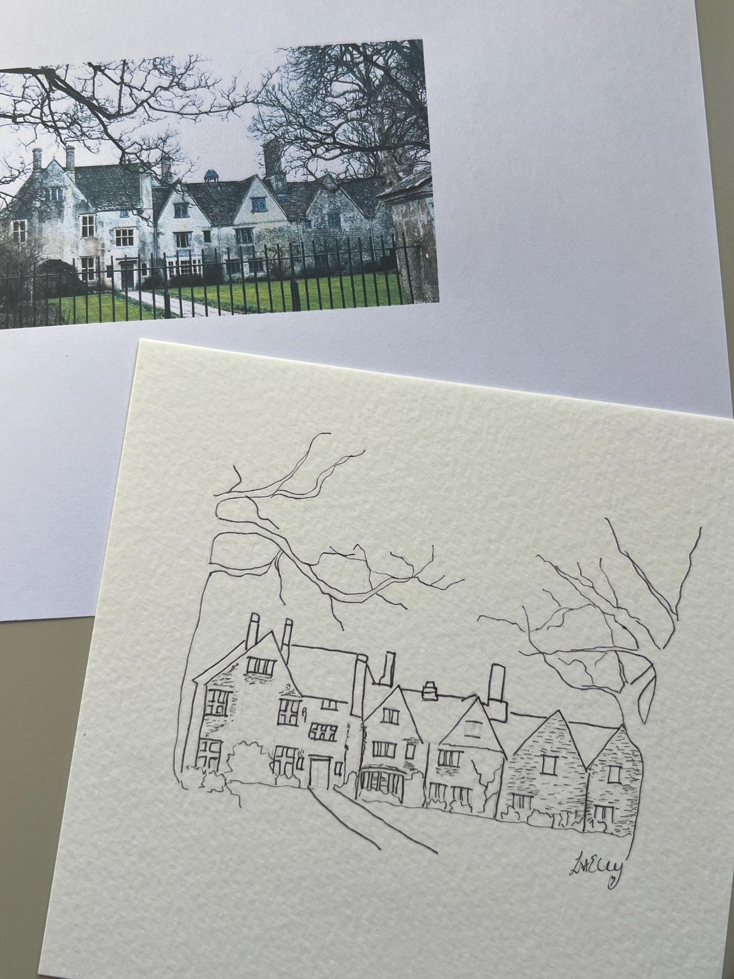A Watercolour Portrait of Your Beloved Home: Custom Portrait
