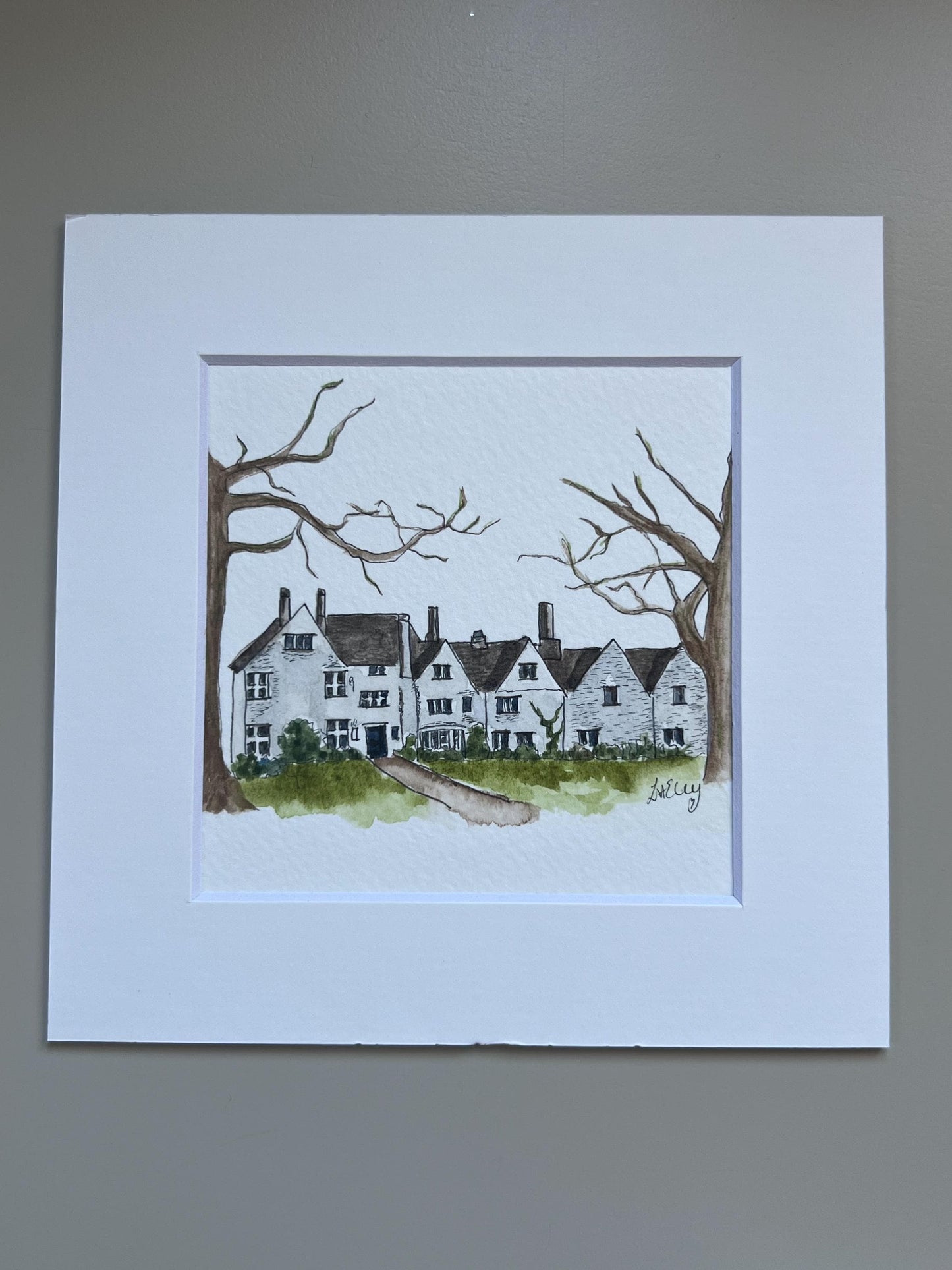 A Watercolour Portrait of Your Beloved Home: Custom Portrait