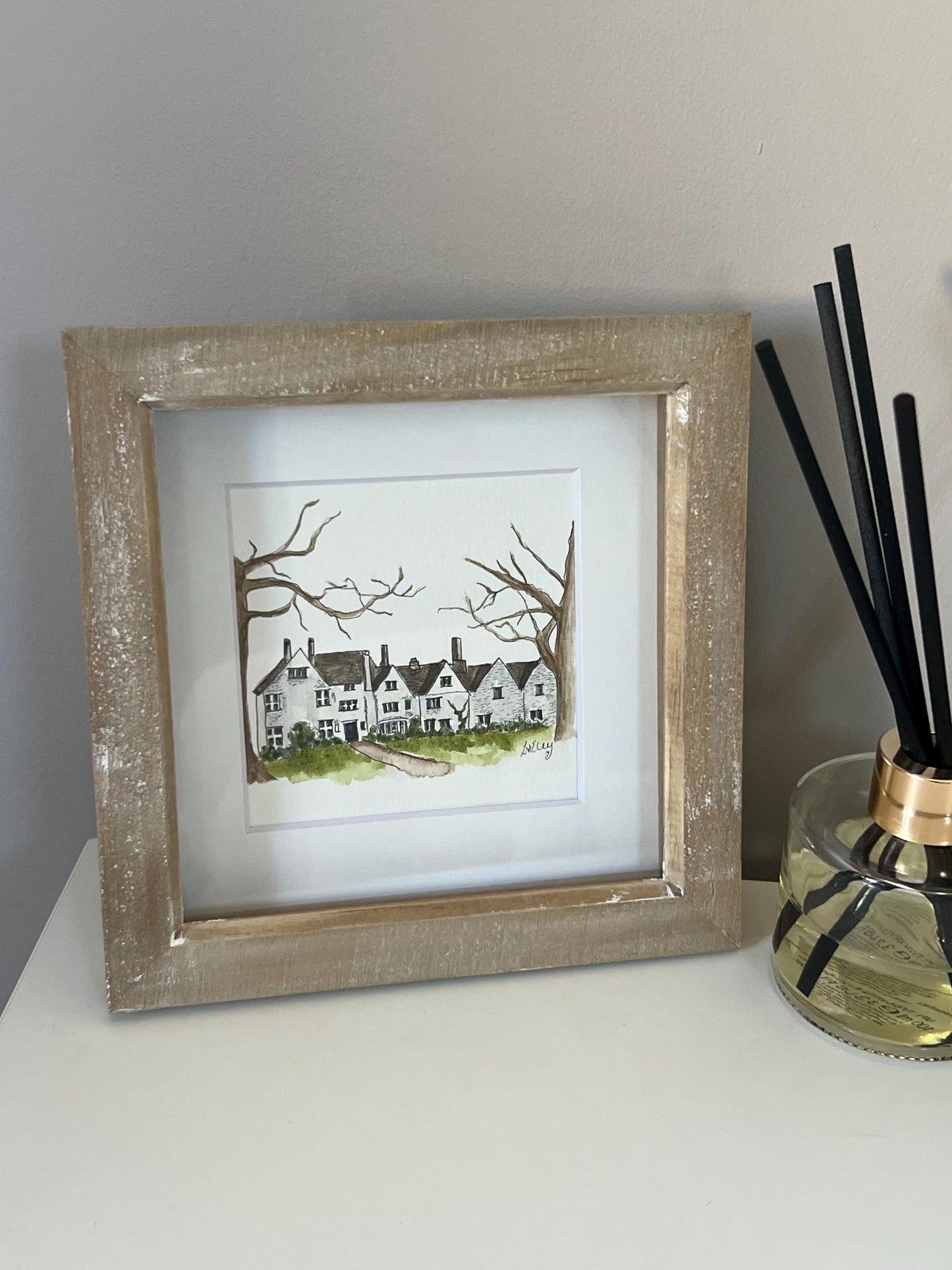 A Watercolour Portrait of Your Beloved Home: Custom Portrait