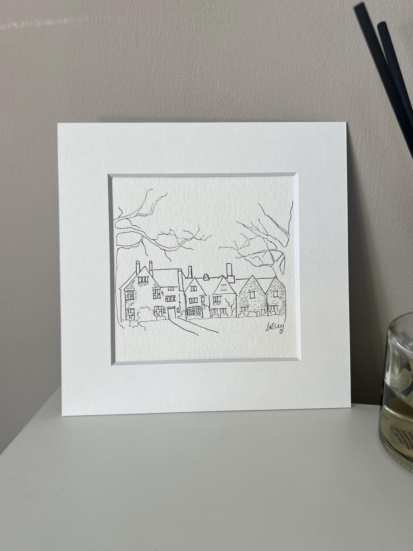 A Watercolour Portrait of Your Beloved Home: Custom Portrait